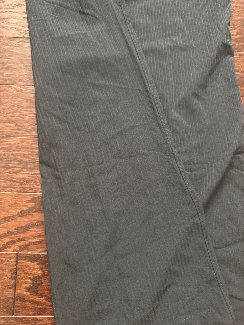 Athleta Gray Black Ribbed Waistband Active Pants - Picture 5 of 5